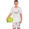 Футбольна форма дитяча із символікою клубу
 REAL MADRID MBAPPE 9 домашня 2025 SP-SPORT

 CO-4633 20-30 (Білий)