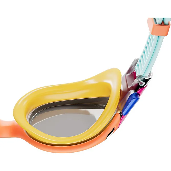 Очки для плавания Speedo BIOFUSE 2.0 MIRROR JU оранжевый, голубой OSFM