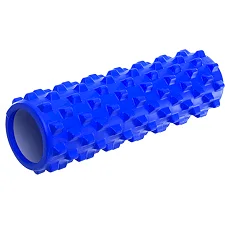 Ролер масажний циліндр (ролик мфр) 45см Bubble Roller SP-SPORT FI-6672 (Синій)