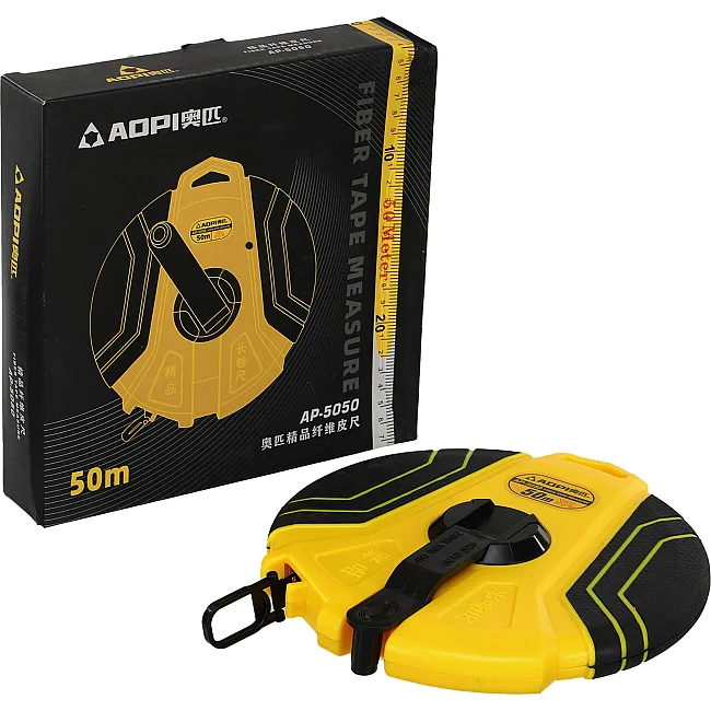Рулетка спортивная геодезическая AOPI AP-5050 50м