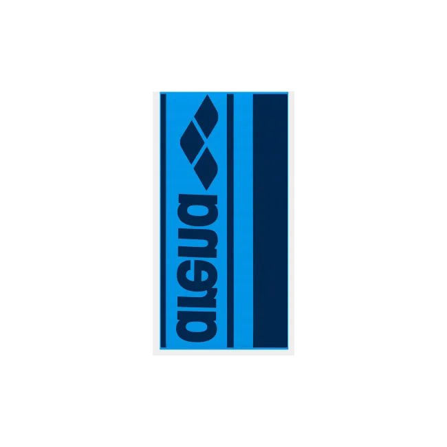 Полотенце для бассейна Arena LOGOTYPE JACQUARD TOWEL голубое, темно-синее 140х50см
