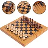 Шахматы шашки нарды 3 в 1 набор настольных игр из бамбука SP-SPORT
 341-161
 30х30см