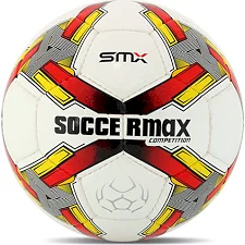 Футбольный мяч SOCCERMAX FB-4194 №5 PU (Белый-красный)