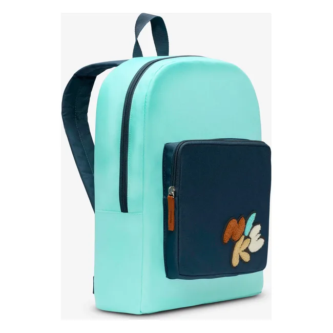 Детский рюкзак Nike Y NK CLASSIC BKPK - BUBBLE 16L бирюзовый, темно-синий 38x28x13 см