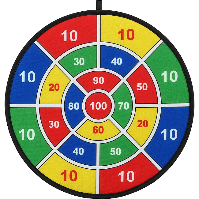 Дартс
 6 мячей и мишень VELCRO dartboard BAILI
 BL-612 37cм