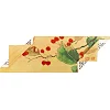 Полотенце-коврик для йоги
 нескользящий  BLOOM YOGA TOWEL LB7091 BEGONIA (Коричневый)