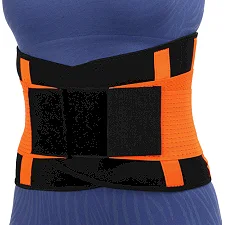 Пояс корсетний для спорту Екстрім Пауер Белт (extreme power belt) FIT NOW BC-3456 (Помаранчевий)