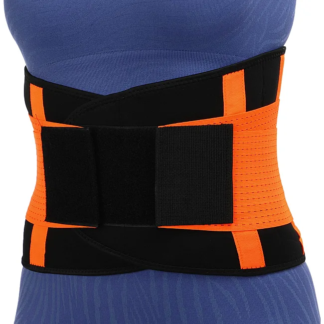 Пояс корсетный для спорта Экстрим Пауэр Белт (extreme power belt) FIT NOW BC-3456 (Оранжевый)