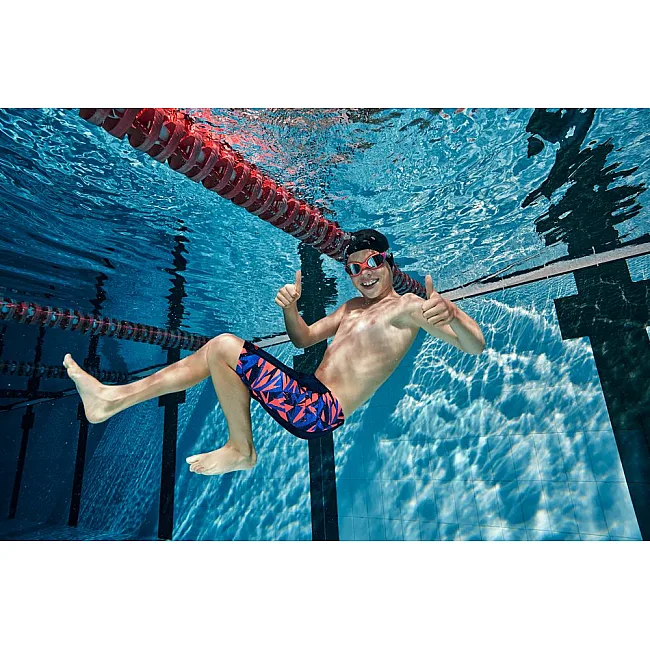 Очки для плавания Speedo BIOFUSE 2.0 MIRROR JU оранжевый, голубой OSFM
