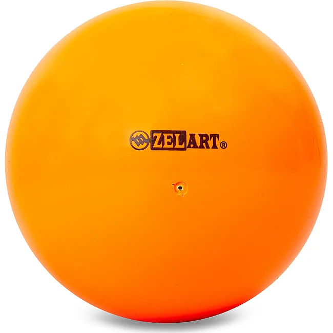 Мяч для художественной гимнастики ZELART RG200 ø20см (Оранжевый)