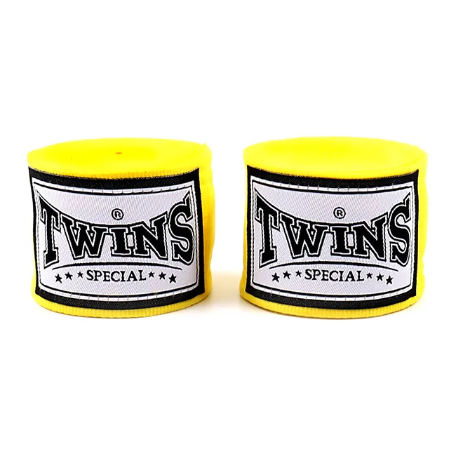 Бинты боксерские TWINS Cotton CH5 Yellow