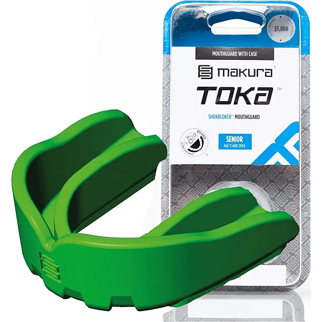 Боксерская капа MAKURA Toka взрослая (возраст 11+) Green