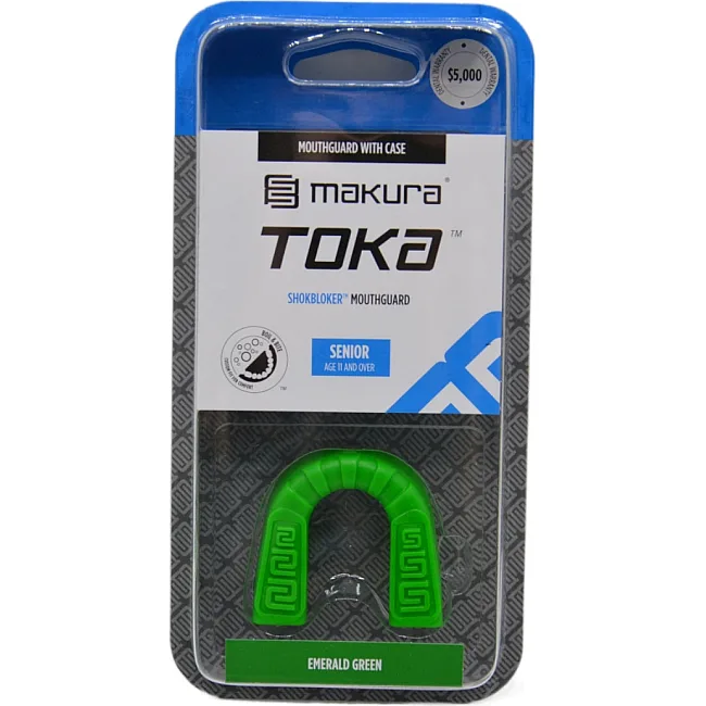 Боксерская капа MAKURA Toka взрослая (возраст 11+) Green