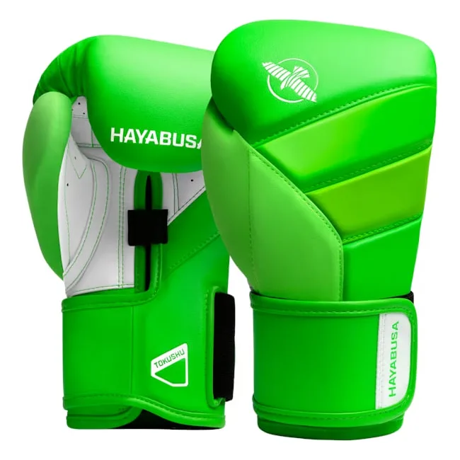 Боксёрские перчатки HAYABUSA T3 Neon Green