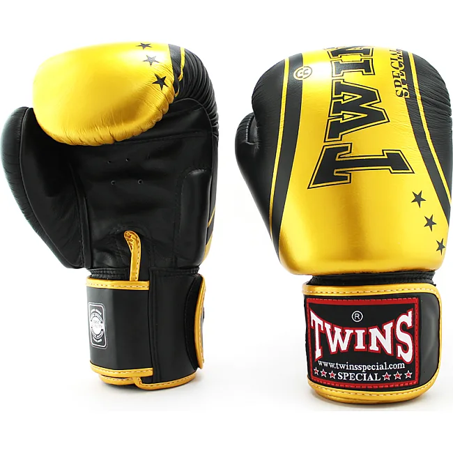 Рукавиці для боксу Twins Fancy FBGVL3-TW4 Black Gold