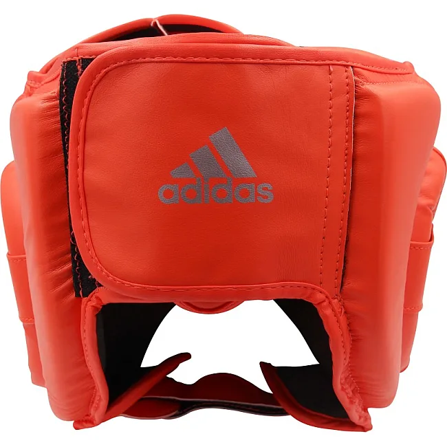 Боксерский шлем Adidas Speed Super Pro Training (ярко красный/серебро, ADISBHG042)