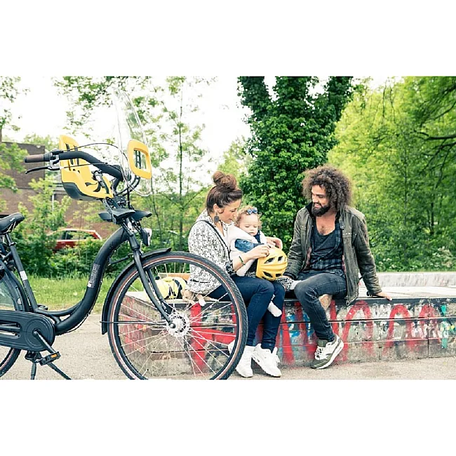 Детское сиденье на велосипед BOBIKE Mini ONE / Mighty mustard