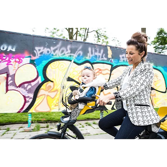 Детское сиденье на велосипед BOBIKE Mini ONE / Mighty mustard