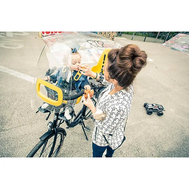Детское сиденье на велосипед BOBIKE Mini ONE / Mighty mustard