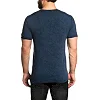 Футболка AFFLICTION Bias SS Slit Neck Black Navy Lava Tint Wash