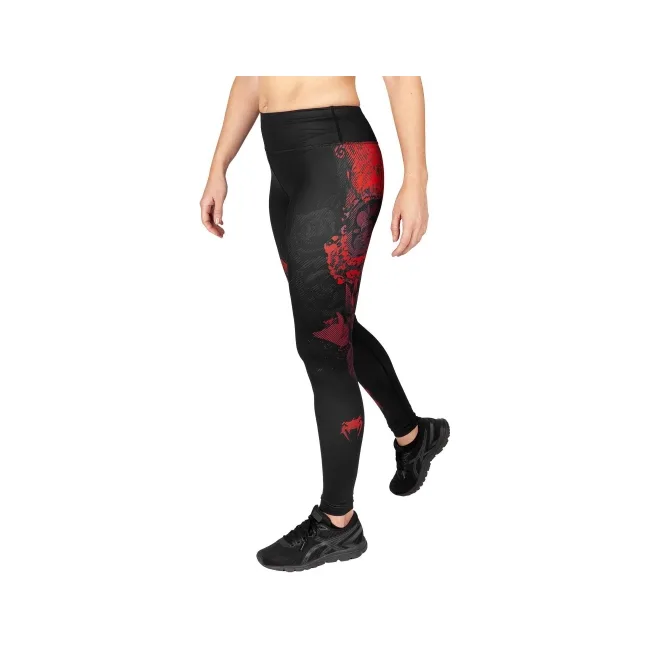 Легінси жіночі VENUM Santa Muerte 3.0 Black Red