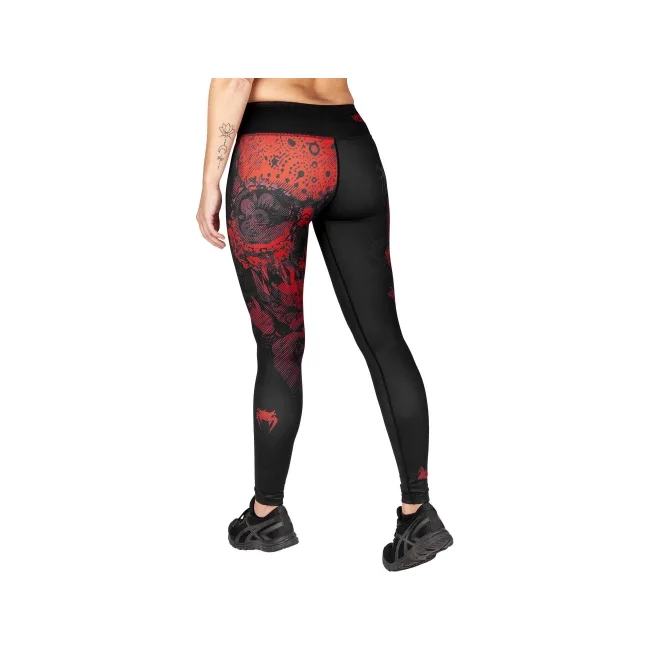 Легінси жіночі VENUM Santa Muerte 3.0 Black Red