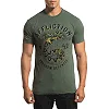 Футболка AFFLICTION Fd Revolutionary A24273 Olive Lava Wash