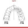 Капа для бокса с индивидуальной подгонкой OPRO Instant Custom Fit Single Color Red White