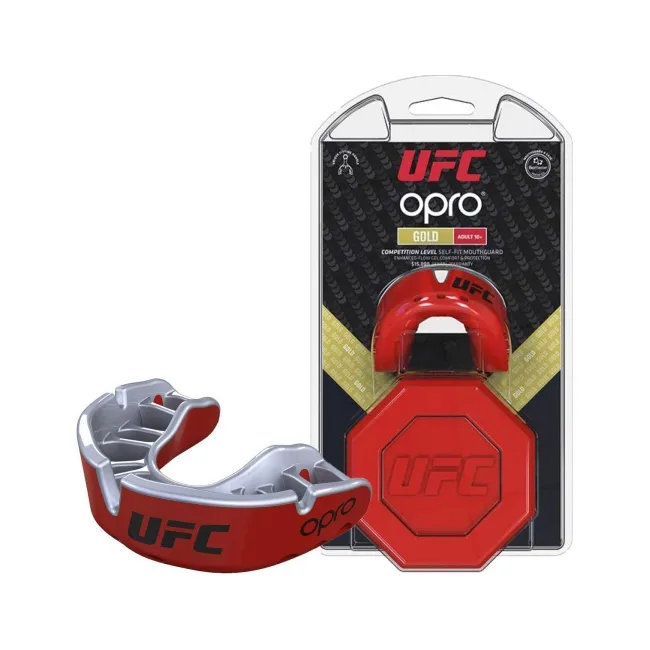 Капа OPRO Self-fit UFC Full Pack Gold