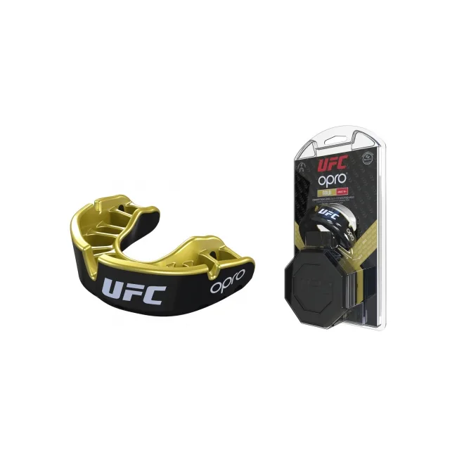 Капа OPRO Self-fit UFC Full Pack Gold