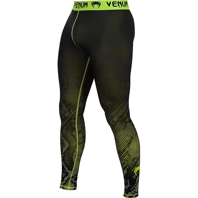 Компресійні штани VENUM Fusion Black Yellow