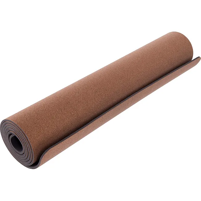 Коврик для йоги пробковый каучуковый ZELART FI-7212 183x61x0,5см