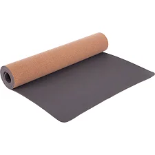 Коврик для йоги пробковый каучуковый ZELART FI-7212 183x61x0,5см