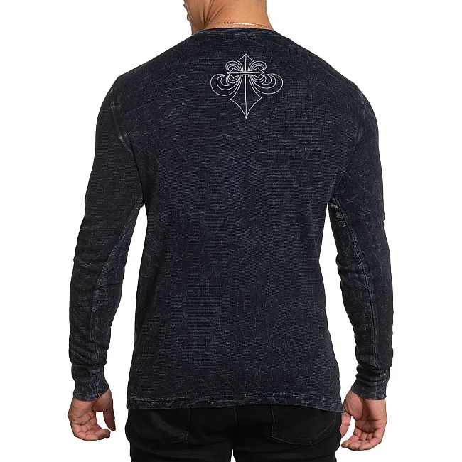 Лонгслив AFFLICTION Angels Black Lava Wash