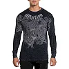 Лонгслив AFFLICTION Angels Black Lava Wash