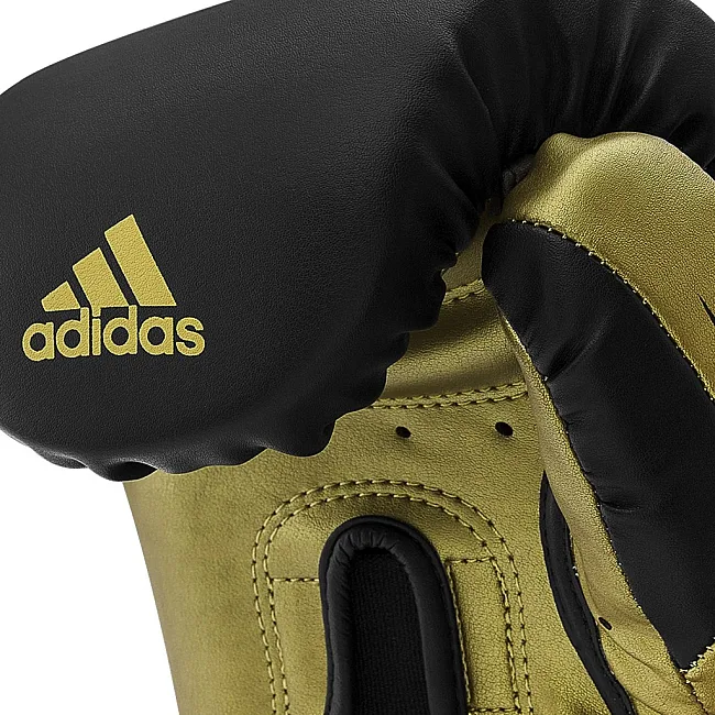 Перчатки боксерские ADIDAS Speed Tilt 350 (черный-золотой) SPD350VTG