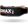 Пояс для становой тяги MADMAX MFB-245 Full leather кожаный Black
