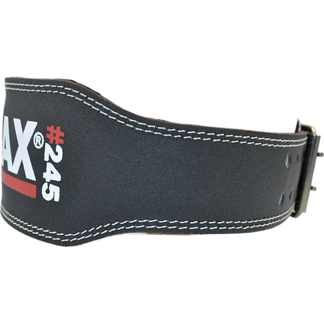 Пояс для становой тяги MADMAX MFB-245 Full leather кожаный Black