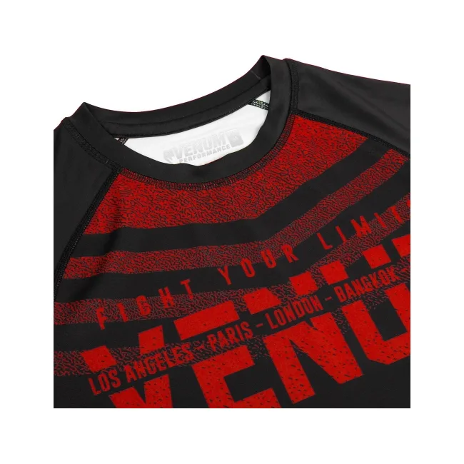 Рашгард с длинным рукавом VENUM Signature Black Red