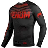 Рашгард с длинным рукавом VENUM Signature Black Red