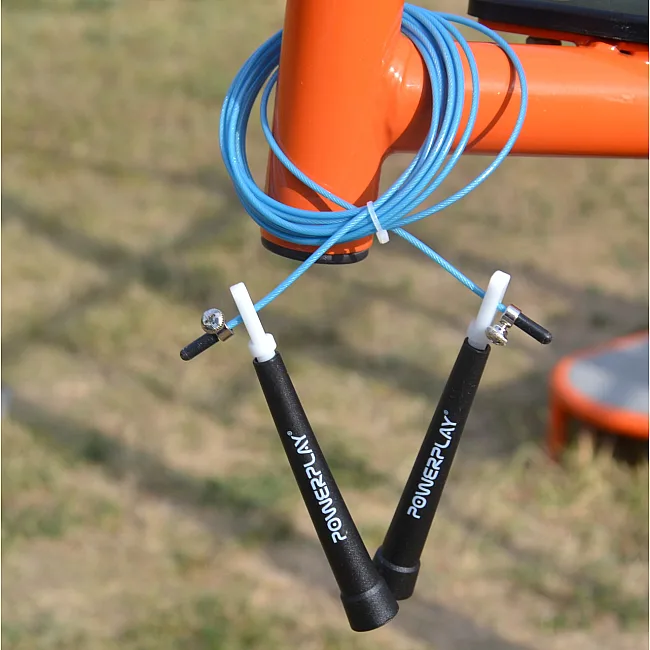 Скоростная скакалка POWERPLAY 4202 Ultra Бирюзовая (2,9м)