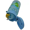 Спортивная бутылка CASNO 400 мл KXN-1195 Голубая (Дино) с соломинкой