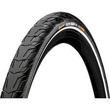 Велопокрышка CONTINENTAL Ride City 28 x 1.60 | 700 x 42C черно-белая светоотражающая нескладная