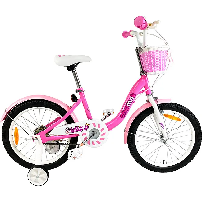 Велосипед для девочки ROYALBABY Chipmunk MM Girls 18", OFFICIAL UA, розовый