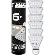 Воланы Talbot Tech 350 Shuttle white, MEDIUM 6шт.