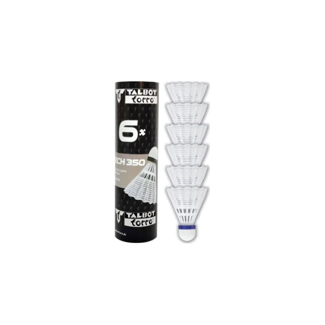Воланы Talbot Tech 350 Shuttle white, MEDIUM 6шт.