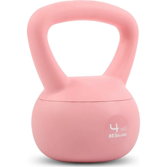 Гиря м'яка MDbuddy SOFT KETTLEBELL TA-7039-4 (Рожевий)