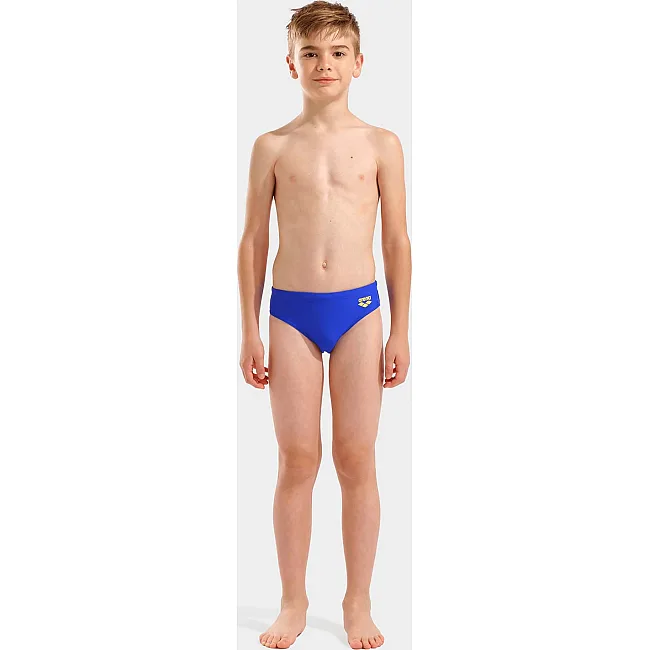 Плавки-слепые для мальчиков Arena TALES SWIM BRIEFS синий, желтый (для детей)