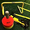 Набір маркерів Select Marker Set 24 plastic holder (h 8см) жовтий, червоний OSFM