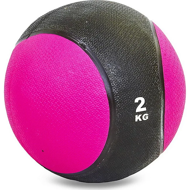 Медбол мяч медицинский
 RECORD
 C-2660-2 2кг (Черный-красный)